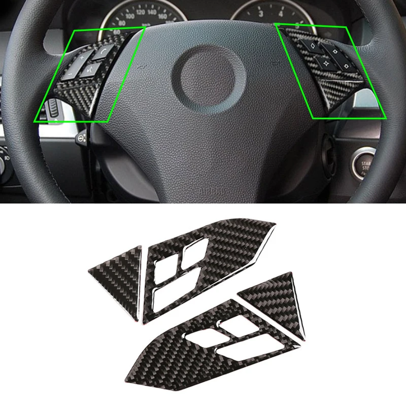 For BMW 5 Series E60 E61 2004 2005 2006 - 2010 Carbon Fiber Car Interior Steering Wheel Panel Switch Button Frame Cover Trim
For BMW 5 Series E60 E61 2004 2005 2006 - 2010 Carbon Fiber Car Interior Steering Wheel Panel Switch Button Frame Cover Trim