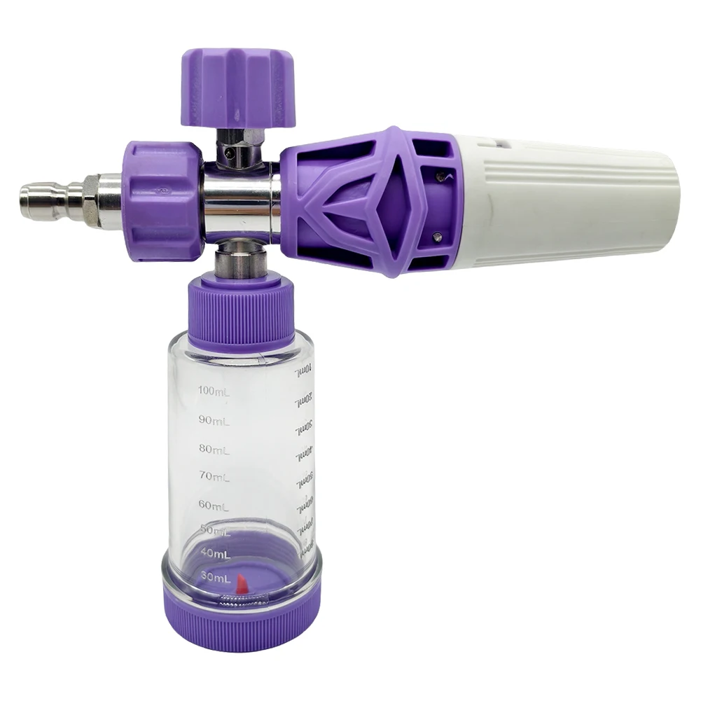 100 мл распылитель для мыльной пены, регулируемый распылитель пены для мойки автомобиля, 1/4 дюйма, быстроразъемный распылитель жидкой пены для мойки автомобилей  
100 мл распылитель для мыльной пены, регулируемый распылитель пены для мойки автомобиля, 1/4 дюйма, быстроразъемный распылитель жидкой пены для мойки автомобилей 