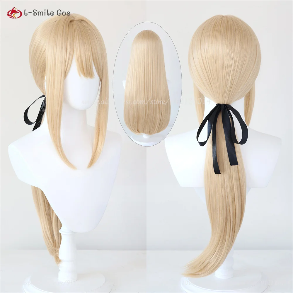 Anime Violet Evergarden Cosplay Wig 75cm Light Golden Wigs For Women Cos Costumes Wig Heat Resistant Synthetic Hair Halloween
Anime Violet Evergarden Cosplay Wig 75cm Light Golden Wigs For Women Cos Costumes Wig Heat Resistant Synthetic Hair Halloween