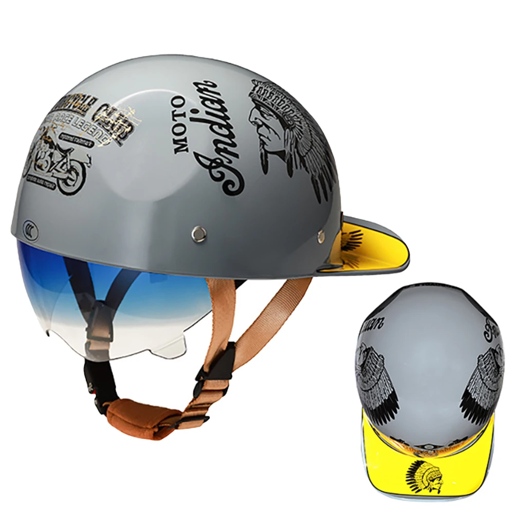Motorcycle Helmet Men Retro Moto Helmets Half Face Baseball Cap Personality Capacete De Moto DOT Certification Cycling Helmet
Motorcycle Helmet Men Retro Moto Helmets Half Face Baseball Cap Personality Capacete De Moto DOT Certification Cycling Helmet