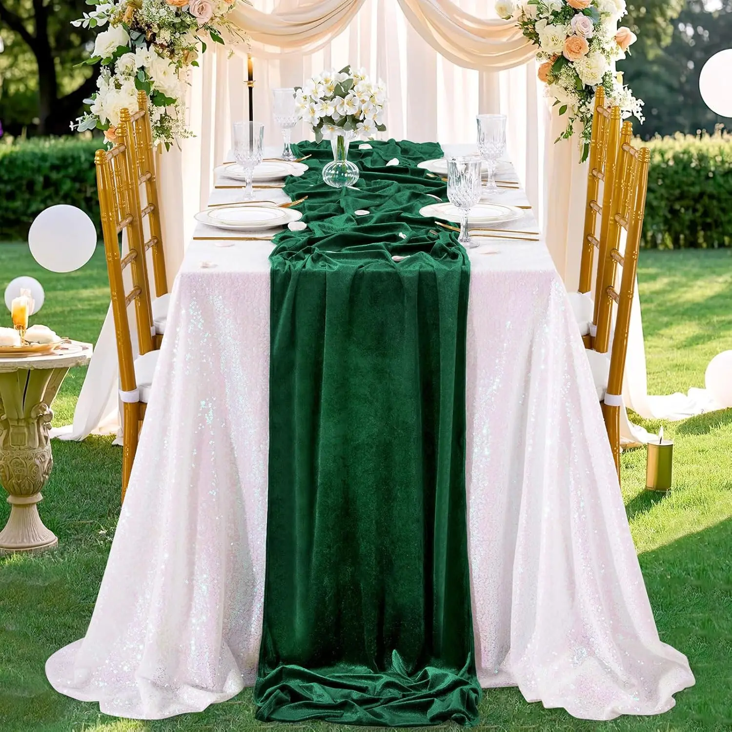 Emerald Green St Patricks Day Velvet Table Runner 12Pcs-29x120 Inches Inches 10ft Luxurious Thick Cotton Christmas Thanksgiving
Emerald Green St Patricks Day Velvet Table Runner 12Pcs-29x120 Inches Inches 10ft Luxurious Thick Cotton Christmas Thanksgiving
