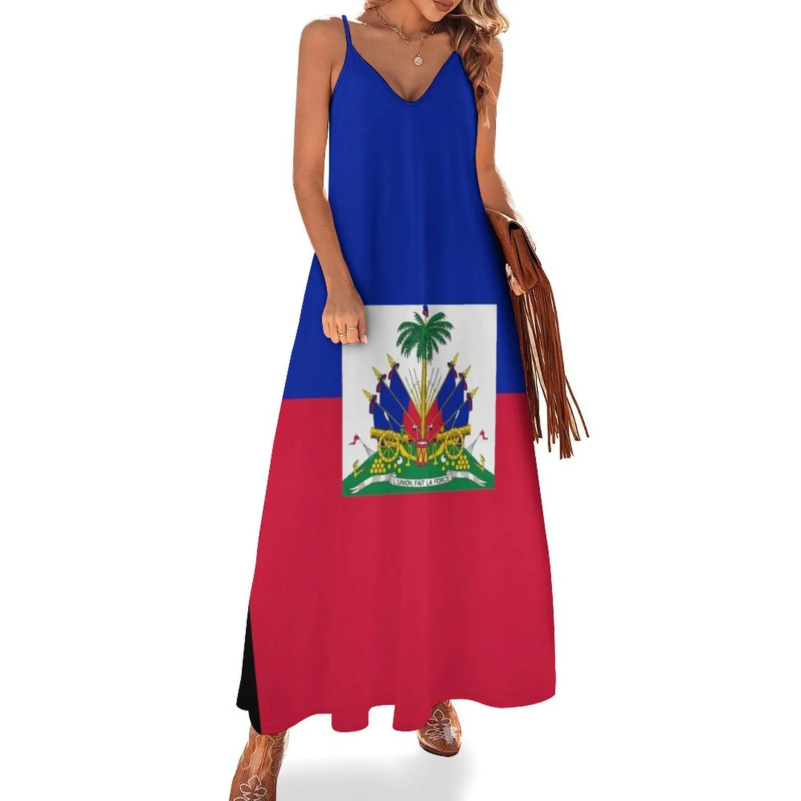 Haiti Flag Sleeveless Dress evening dresses ladies summer women's dress 2025 elegant party dress for women 2025
Haiti Flag Sleeveless Dress evening dresses ladies summer women's dress 2025 elegant party dress for women 2025