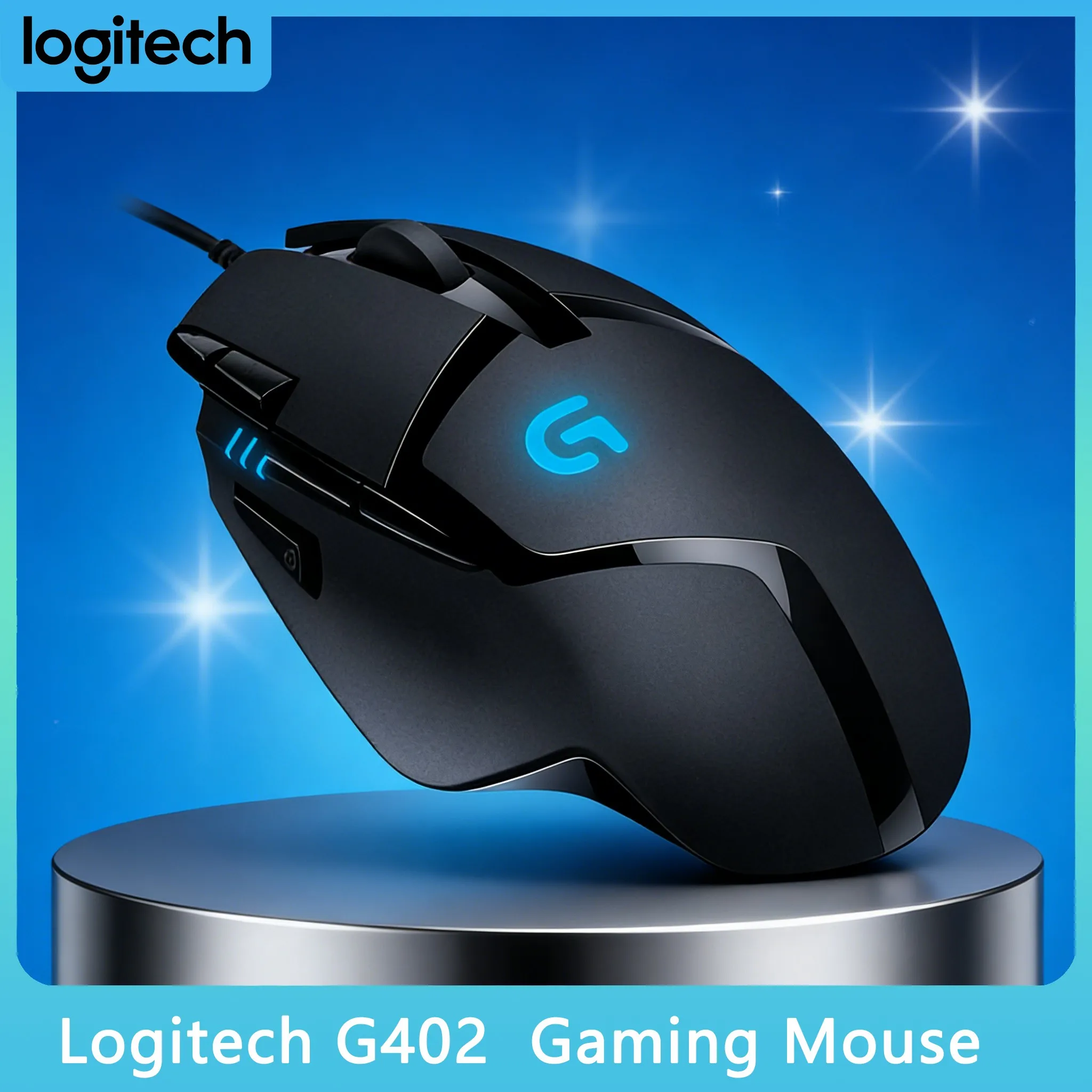 Logitech G402 Hyperion Fury - High Durability for Intense Play