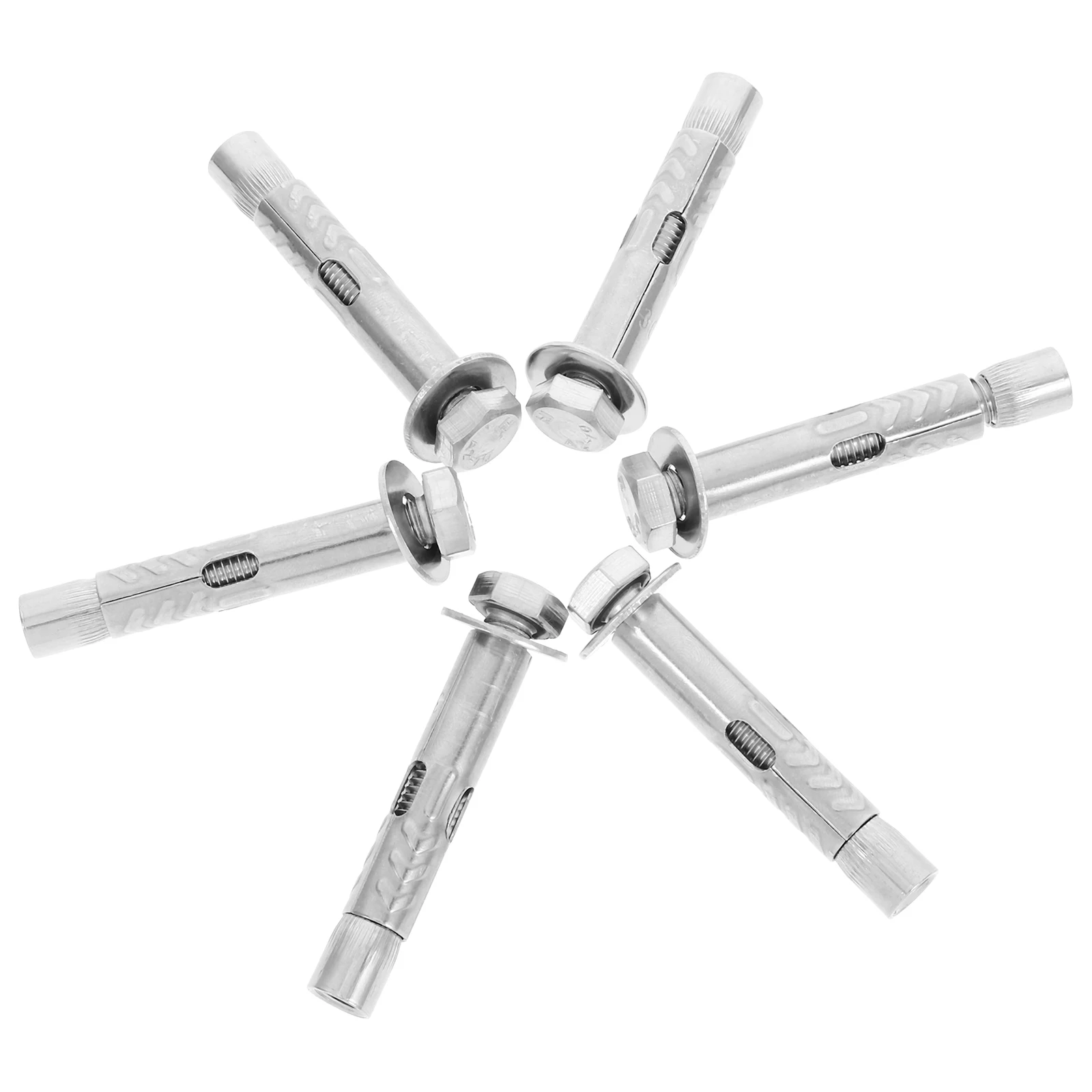 6pcs Expansion Bolts M6x60mm 304 Stainless Steel Heavy Duty Anchors External Nuts Fixing Screws Bolt Hardware
6pcs Expansion Bolts M6x60mm 304 Stainless Steel Heavy Duty Anchors External Nuts Fixing Screws Bolt Hardware