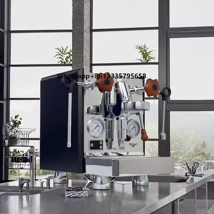 High Quality E61 Espresso Coffee Machine Stainless Steel Espresso Rocket 15 Bar 58mm Lever Coffee Machines for Cafe
High Quality E61 Espresso Coffee Machine Stainless Steel Espresso Rocket 15 Bar 58mm Lever Coffee Machines for Cafe