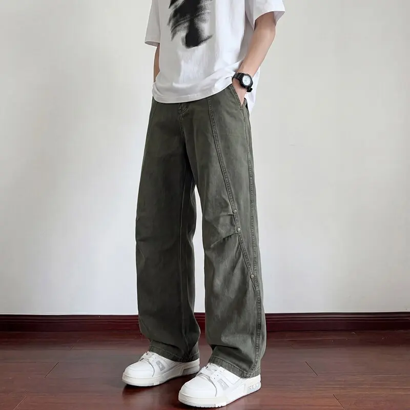 Spring and Autumn Classic Fashion Solid Color American Retro Straight Leg Stretch Jeans Men's Casual Sport High Quality Trousers
Spring and Autumn Classic Fashion Solid Color American Retro Straight Leg Stretch Jeans Men's Casual Sport High Quality Trousers