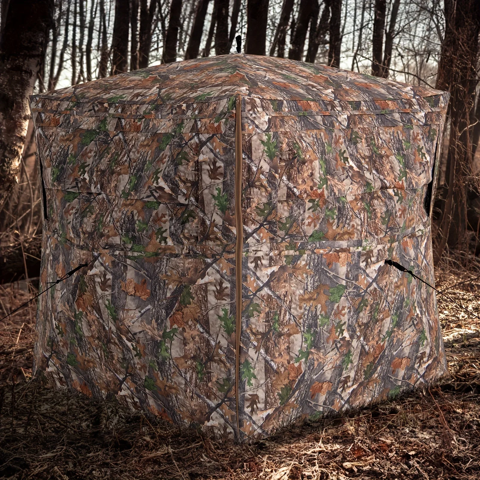 360 Degree One-Way See-Through Hunting Blind w/ Full-Open Door Carrying Bag
360 Degree One-Way See-Through Hunting Blind w/ Full-Open Door Carrying Bag
