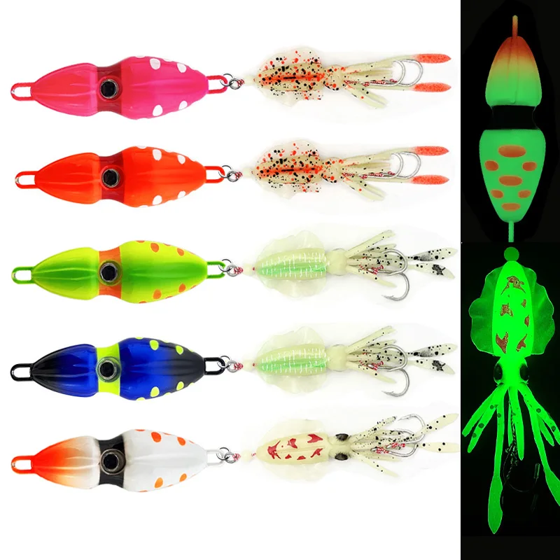 40g-250g Madai Inchiku Jig Metal Angler Glow Jigs Lure Pesca Bait Boat Sea Fishing Luminous Jigging Lures Lead Artificial Bait
40g-250g Madai Inchiku Jig Metal Angler Glow Jigs Lure Pesca Bait Boat Sea Fishing Luminous Jigging Lures Lead Artificial Bait