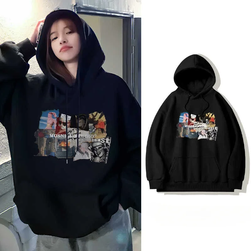 West Coast trend American retro oversize niche high street trendy brand ins hooded sweater women's autumn and winter clothing
West Coast trend American retro oversize niche high street trendy brand ins hooded sweater women's autumn and winter clothing