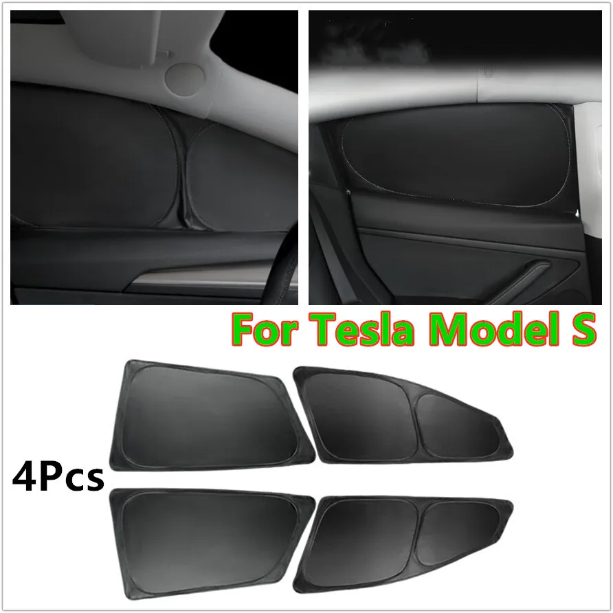 4Pcs Side Window Glass Sunshade Privacy Light Shade Blind For Tesla Model S
4Pcs Side Window Glass Sunshade Privacy Light Shade Blind For Tesla Model S