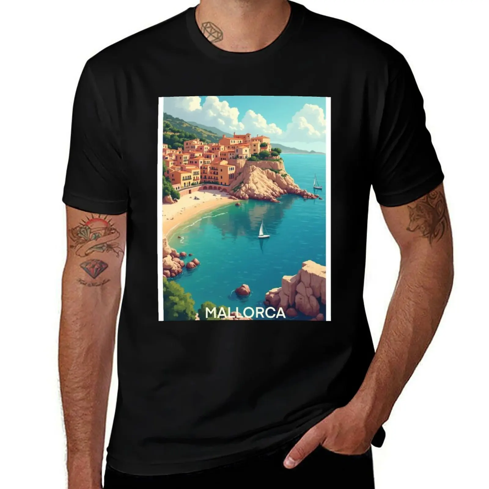 Mallorca Travel Poster, Perfect Gift for Travel Enthusiasts, Vintage Style Wall Art, Spain Wall art for home decor, Mall T-Shirt
Mallorca Travel Poster, Perfect Gift for Travel Enthusiasts, Vintage Style Wall Art, Spain Wall art for home decor, Mall T-Shirt