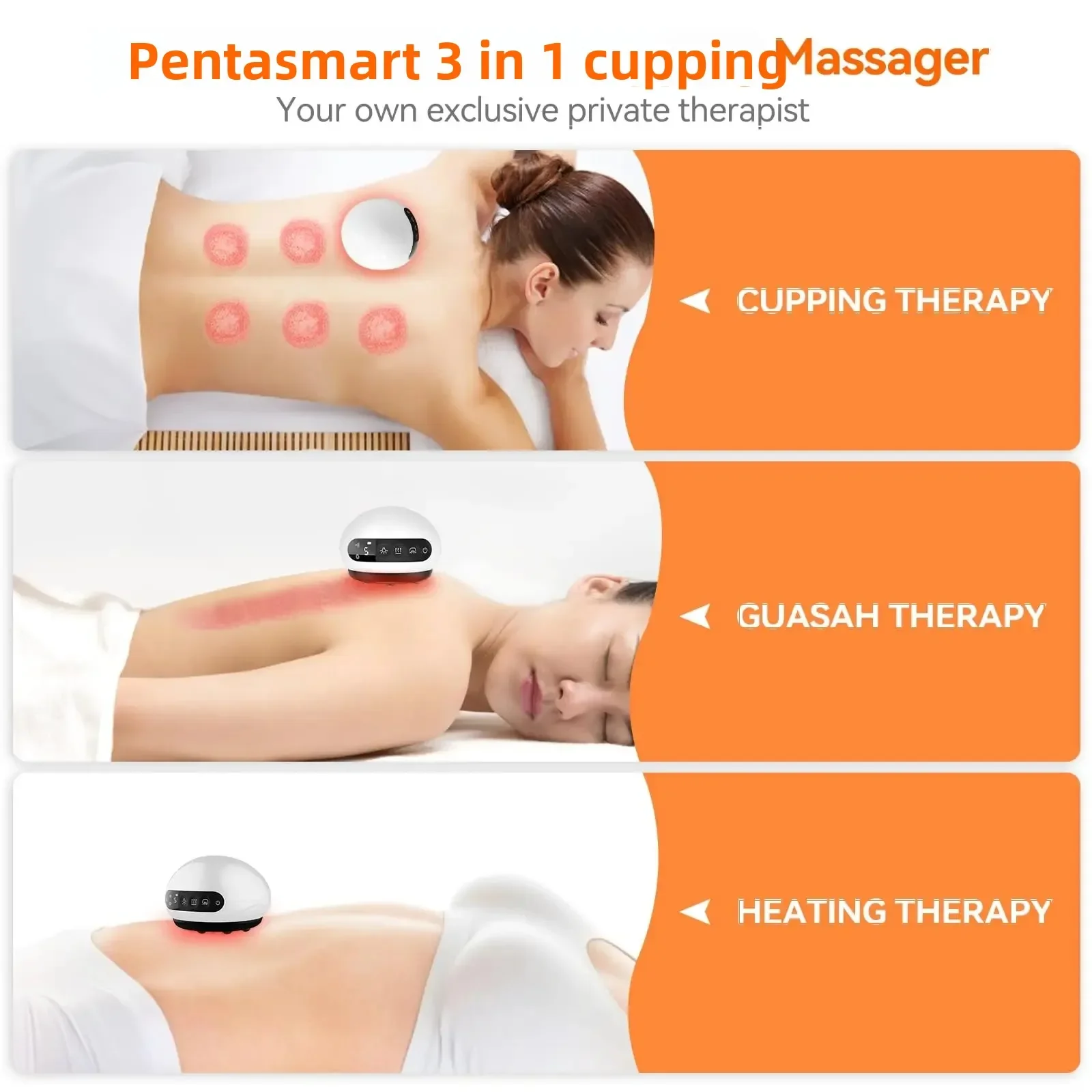 Electric EMS Body Massager Cupping Massage Guasha Scraping Vacuum Suction Cup IR Heating Fat Burner Slimming Massager
Electric EMS Body Massager Cupping Massage Guasha Scraping Vacuum Suction Cup IR Heating Fat Burner Slimming Massager