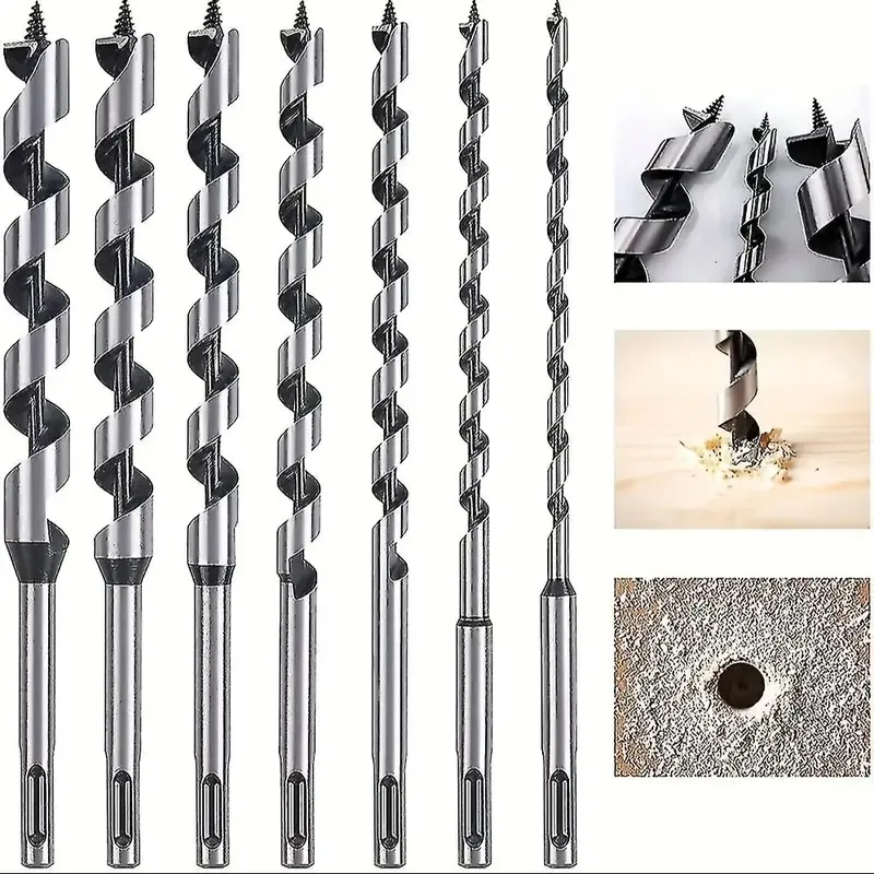 High-Quality 6pcs Twist Wood Drill Bit Set - 6 8 10 12 14 16mm Sizes for Effortless Center Drilling and Woodworking
High-Quality 6pcs Twist Wood Drill Bit Set - 6 8 10 12 14 16mm Sizes for Effortless Center Drilling and Woodworking