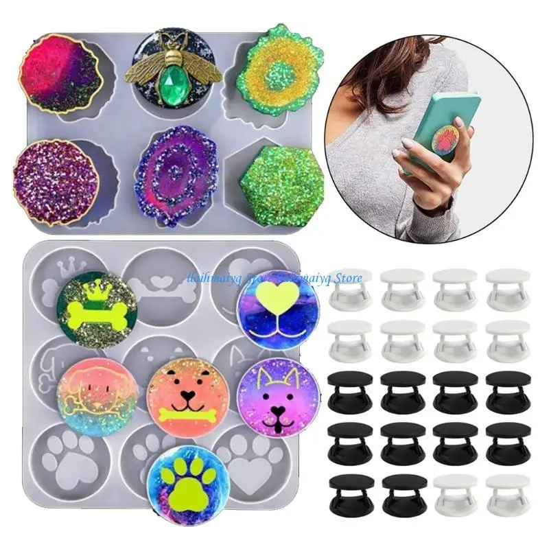 573B Phone Mount Holder Stand Phone Sockets Mold for DIY Jewelry Cellphone Socket
573B Phone Mount Holder Stand Phone Sockets Mold for DIY Jewelry Cellphone Socket