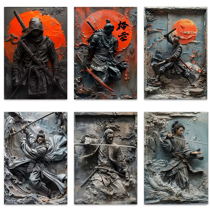 Japanese Ninja Warrior Poster Printing, Retro Character Canvas Wall Art, For Cafes, Bars, Clubs Home Decoration
Japanese Ninja Warrior Poster Printing, Retro Character Canvas Wall Art, For Cafes, Bars, Clubs Home Decoration