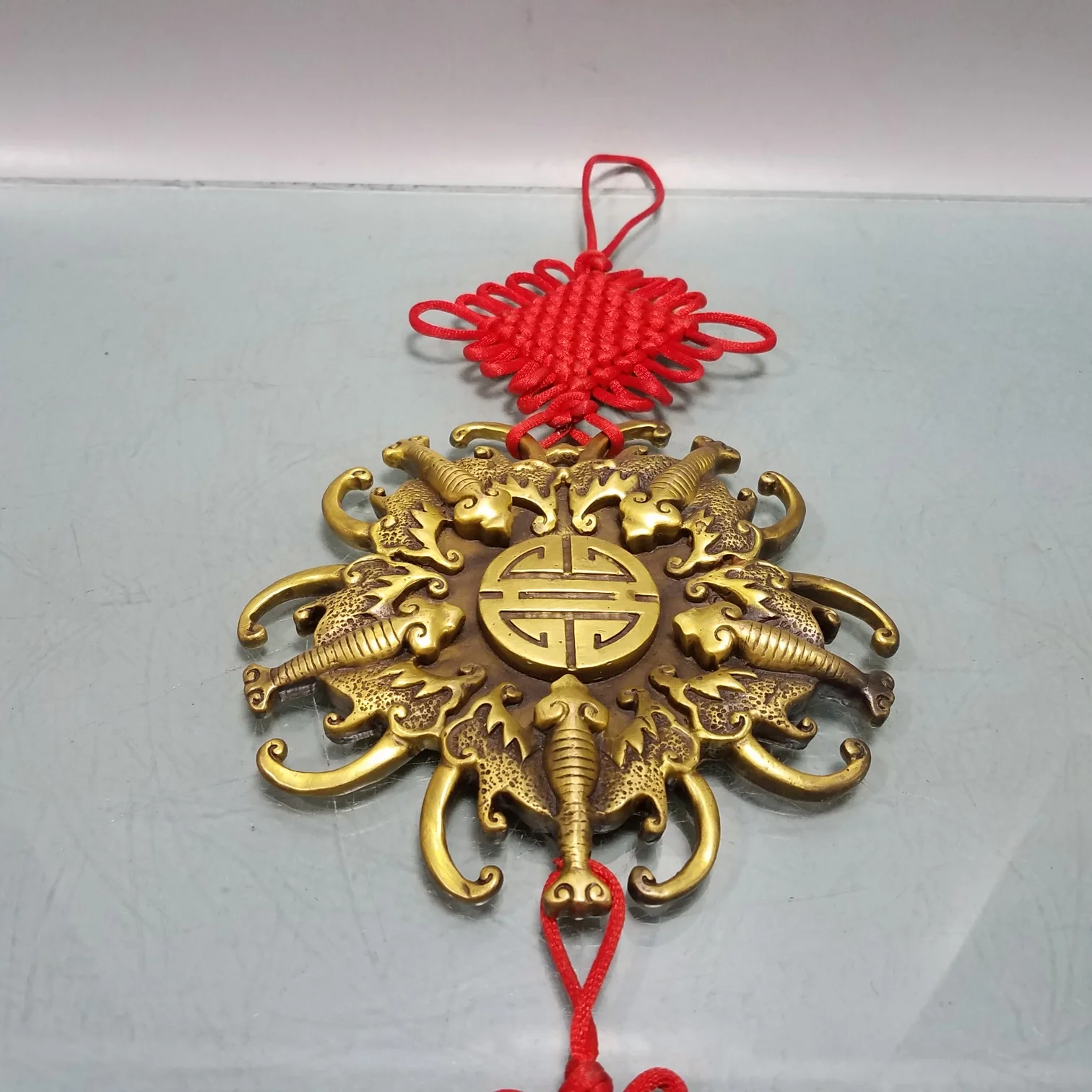 Pure copper Wufu doorstep pendant, money bat, auspicious Nafu home, living room, store, car mounted pendant, Wangfu
Pure copper Wufu doorstep pendant, money bat, auspicious Nafu home, living room, store, car mounted pendant, Wangfu