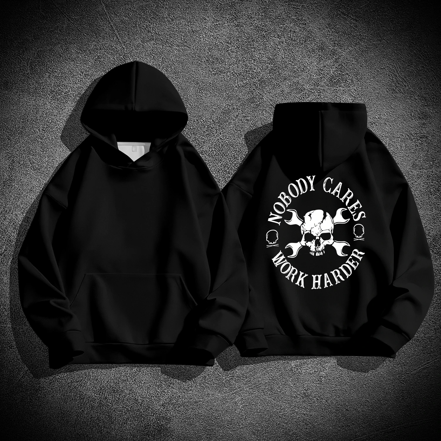 Autumn Skull Printed Solid Color Hoodie For Men Women Sports Leisure Jogging High Street Unisex Hip-hop Pullover Cotton Hooded
Autumn Skull Printed Solid Color Hoodie For Men Women Sports Leisure Jogging High Street Unisex Hip-hop Pullover Cotton Hooded