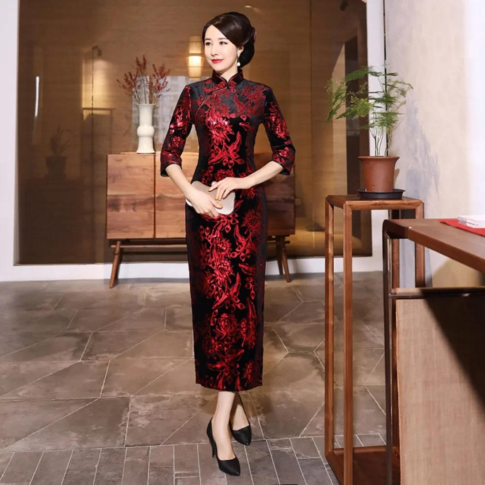 Traditional Chinese Clothing Cheongsams Chinese Qipao Ethnic Style Fashion Clothes Vintage Dress for Women Clothing Streetwear
Traditional Chinese Clothing Cheongsams Chinese Qipao Ethnic Style Fashion Clothes Vintage Dress for Women Clothing Streetwear