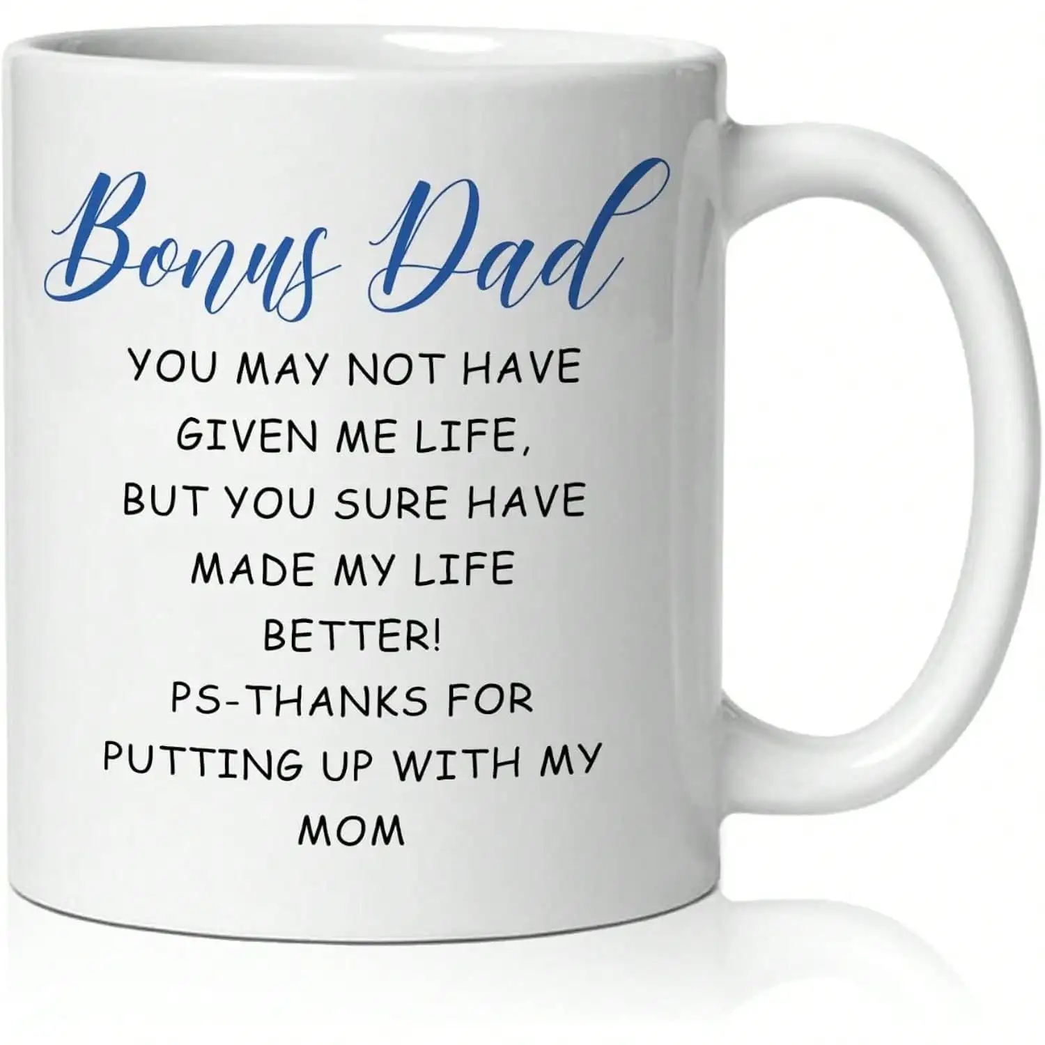 Bonus Dad Mug, Bonus Dad Gifts Coffee Cup Ceramic, Step Dads Gifts From Daughter Son, Step Father Ceramic Coffee Tea Mug 11 Oz
Bonus Dad Mug, Bonus Dad Gifts Coffee Cup Ceramic, Step Dads Gifts From Daughter Son, Step Father Ceramic Coffee Tea Mug 11 Oz