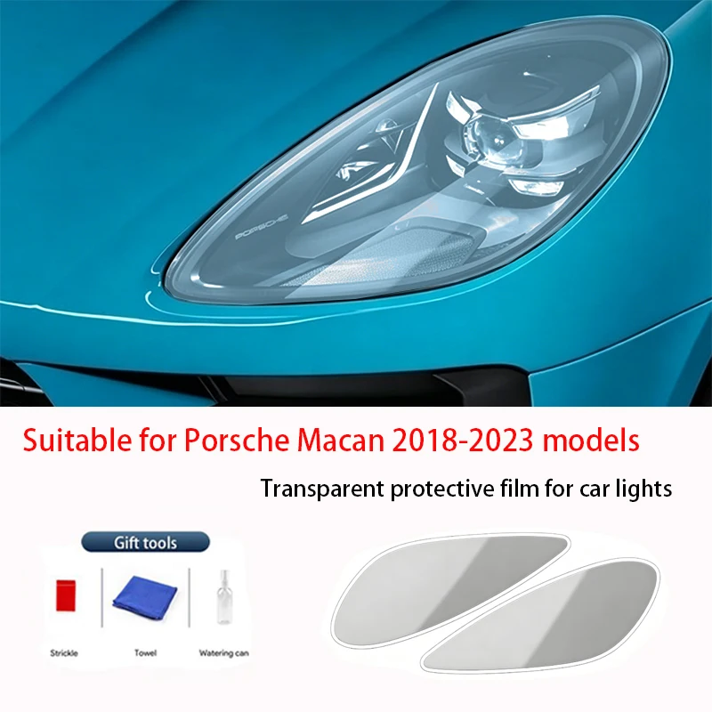 Suitable for Porsche Macan 2018-2023 model year TPU transparent smoked black car headlight protective film anti scratch sticker
Suitable for Porsche Macan 2018-2023 model year TPU transparent smoked black car headlight protective film anti scratch sticker