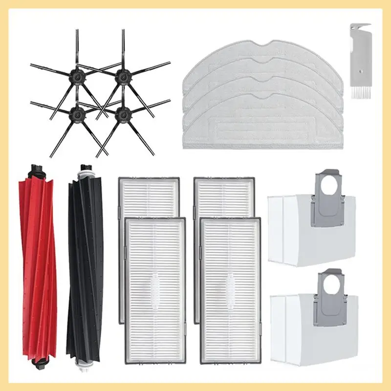 AB08-For Roborock S8 PLUS S8+ S8 Pro Ultra Robot Vacuum Main Side Brush Mop Hepa Filter Dust Bag Cleaning Rolling Brush
AB08-For Roborock S8 PLUS S8+ S8 Pro Ultra Robot Vacuum Main Side Brush Mop Hepa Filter Dust Bag Cleaning Rolling Brush