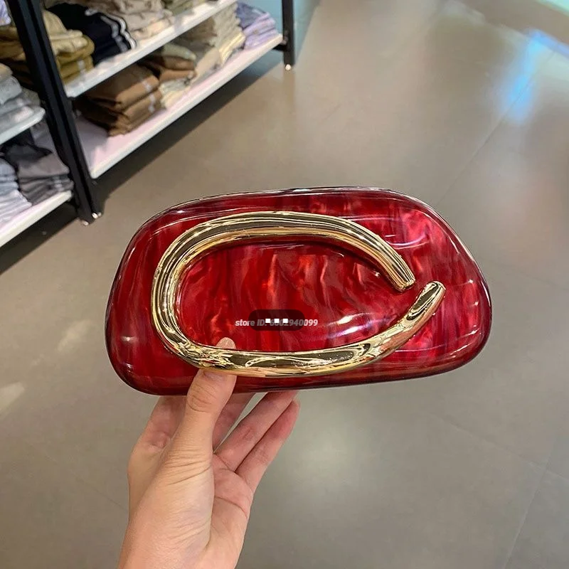 2026 Trendy Acrylic Clutch Purses Metal Handle Purse Women's Evening Bag for Weddings Lady Parties Skin-Touch Coating Handbag
2026 Trendy Acrylic Clutch Purses Metal Handle Purse Women's Evening Bag for Weddings Lady Parties Skin-Touch Coating Handbag