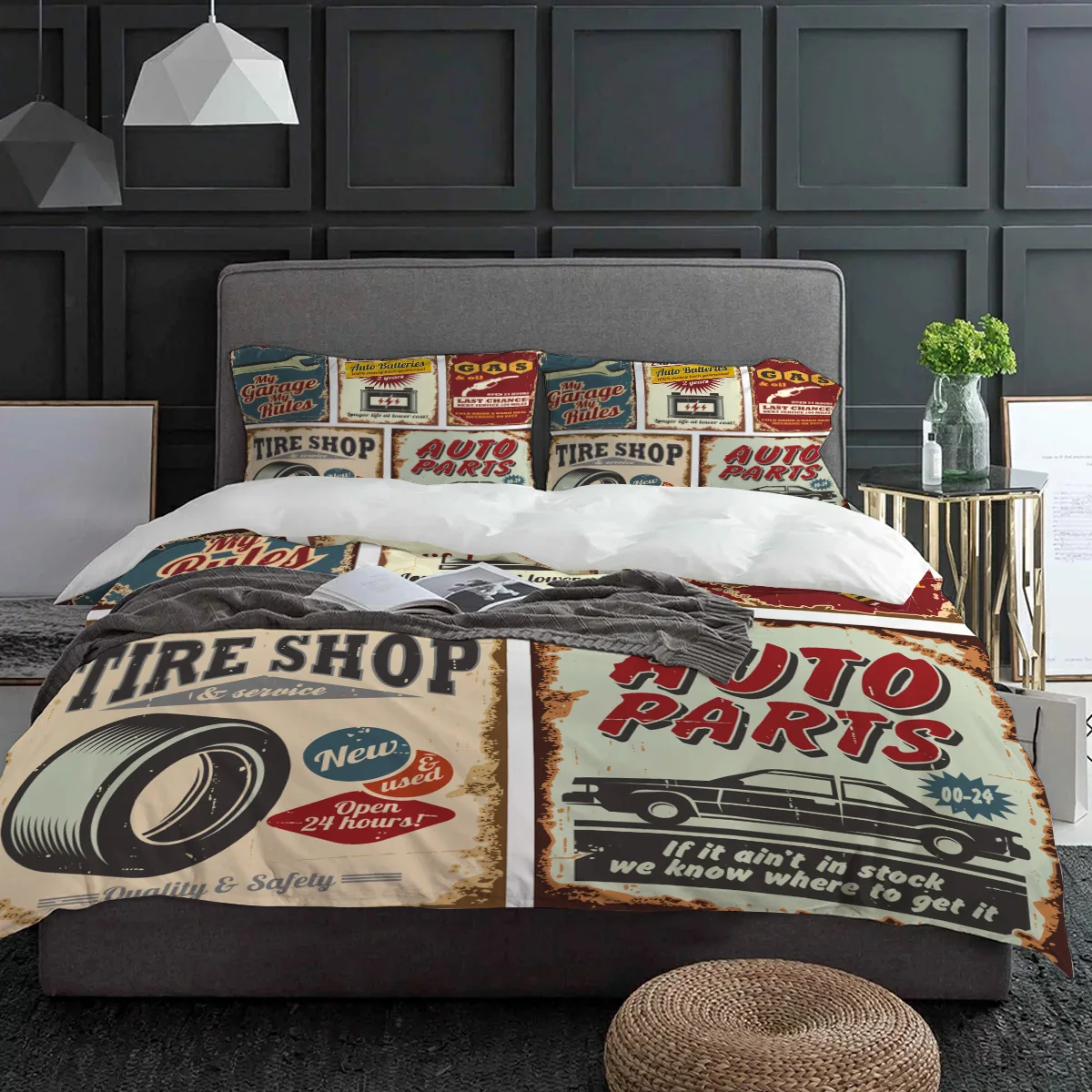Retro Poster Design Vintage Car Tool Bedding Set 3pcs Duvet Cover Pillowcase Kids Adult Quilt Cover Double Bed Set Home Textile
Retro Poster Design Vintage Car Tool Bedding Set 3pcs Duvet Cover Pillowcase Kids Adult Quilt Cover Double Bed Set Home Textile