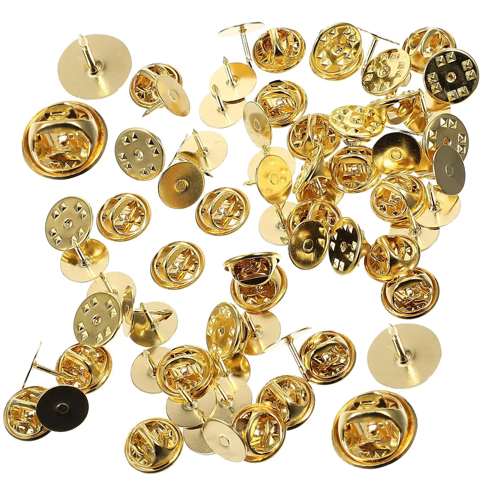 50 Sets Butterfly Needle Locking Pin Backs for Enamel Pins Clutch Holder Silver Bag Tie Tack Crafts Copper Boutonniere
50 Sets Butterfly Needle Locking Pin Backs for Enamel Pins Clutch Holder Silver Bag Tie Tack Crafts Copper Boutonniere