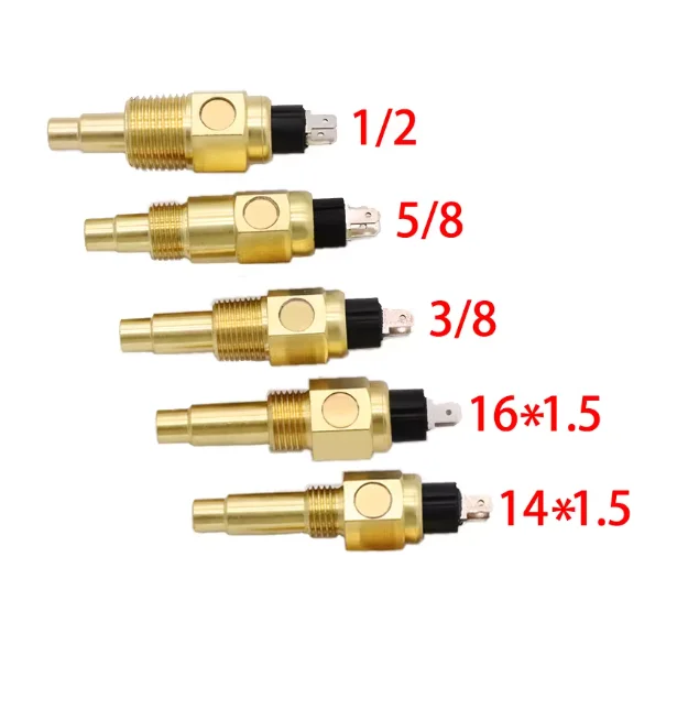 Water temperature sensor 98 ± 3 ℃ alarm universal generator component M14 * 1.5 3/8 17mm 1/2 21mm 5/8 16mm NPT M16 * 1.5 VDO
Water temperature sensor 98 ± 3 ℃ alarm universal generator component M14 * 1.5 3/8 17mm 1/2 21mm 5/8 16mm NPT M16 * 1.5 VDO