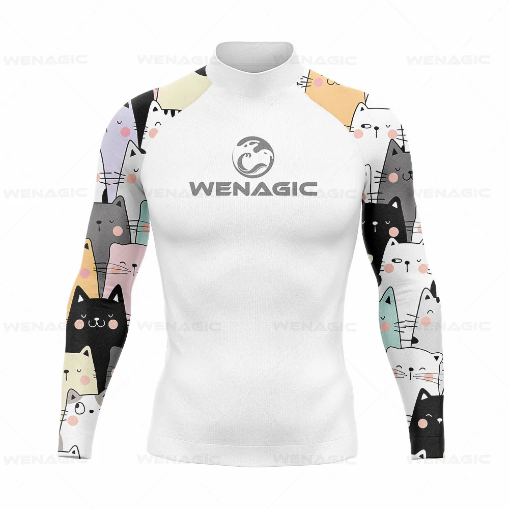 2024 Men Long Sleeve Surf Swimsuit Swimming T-shirt Beach UV Protection Swimwear Rash Guard Surfing Diving Swimsuit Tights Shirt
2024 Men Long Sleeve Surf Swimsuit Swimming T-shirt Beach UV Protection Swimwear Rash Guard Surfing Diving Swimsuit Tights Shirt