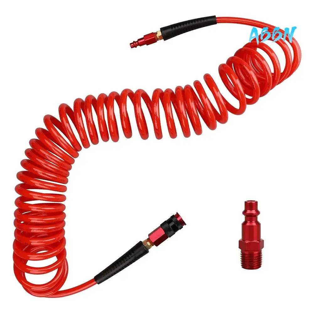 ABBN-1/4In X 25Ft Air Hose With Bend Restrictors Compressor Hose With 1/4In Industrial Universal Quick Coupler & I/M-Plug Kit
ABBN-1/4In X 25Ft Air Hose With Bend Restrictors Compressor Hose With 1/4In Industrial Universal Quick Coupler & I/M-Plug Kit