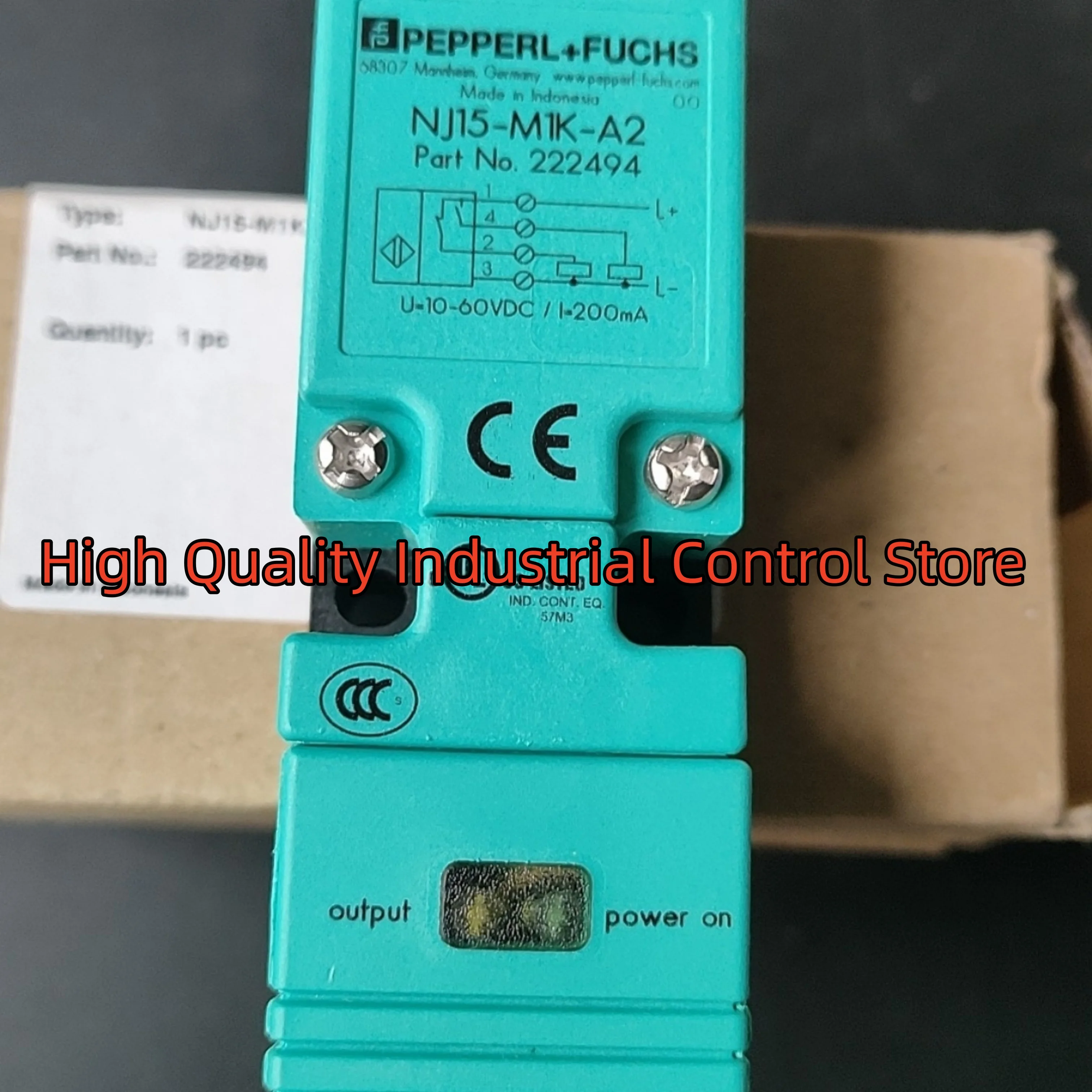 NJ15-M1K-A2 New original NJ5-18GM50-A2-V1 Inductive Proximity Sensor
NJ15-M1K-A2 New original NJ5-18GM50-A2-V1 Inductive Proximity Sensor