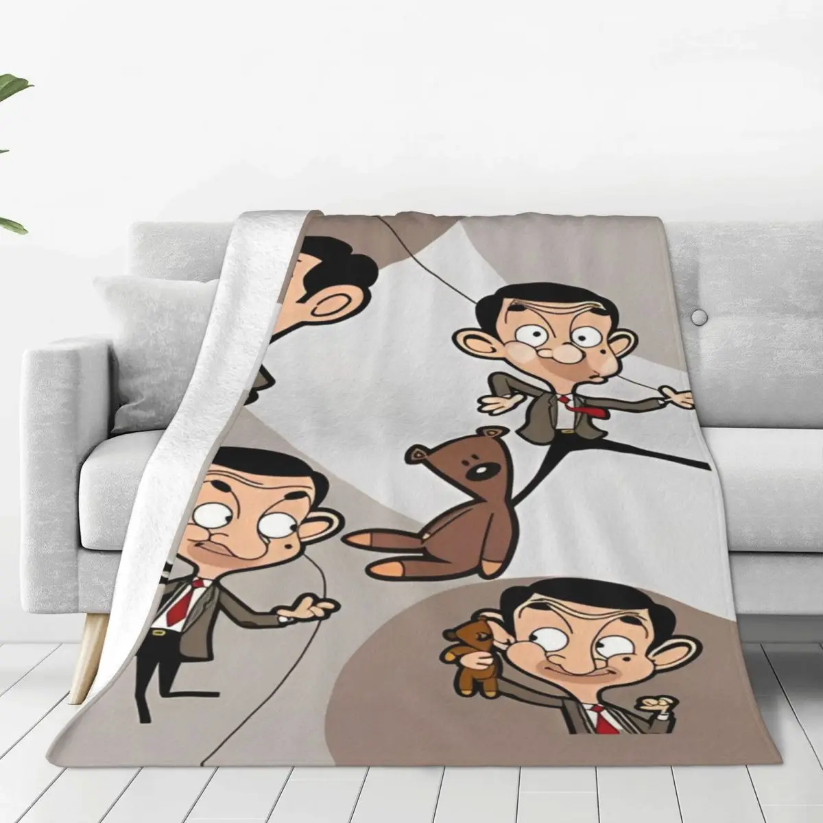 Comfortable Mr. Bean Cartoon Blanket Merch Room Decorative Throw Blankets Soft Fleece for Couch
Comfortable Mr. Bean Cartoon Blanket Merch Room Decorative Throw Blankets Soft Fleece for Couch
