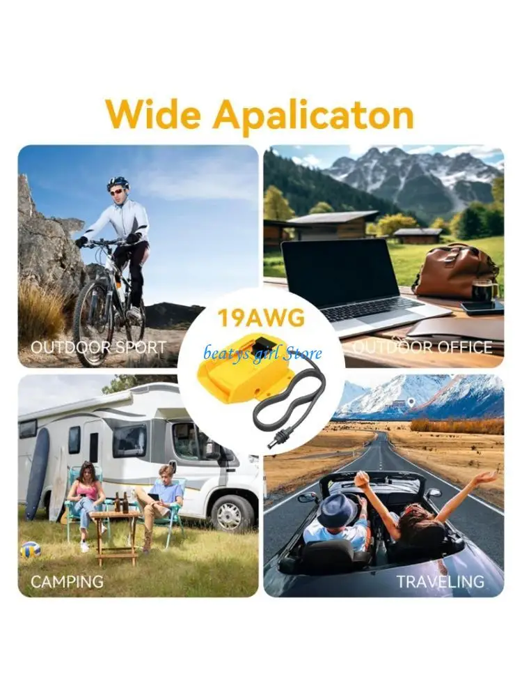 C7AB Battery Adapter Charging Solution Portable Power Base for Various Devices 1M Waterproof Cable 54W Output Small Design
C7AB Battery Adapter Charging Solution Portable Power Base for Various Devices 1M Waterproof Cable 54W Output Small Design