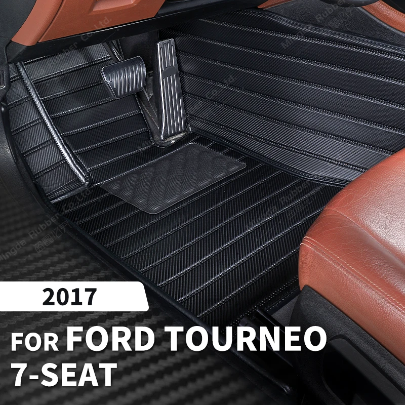 Custom Carbon Fibre style Floor Mats For Ford Tourneo 7-seat 2017 Foot Carpet Cover Automobile Interior Accessories
Custom Carbon Fibre style Floor Mats For Ford Tourneo 7-seat 2017 Foot Carpet Cover Automobile Interior Accessories
