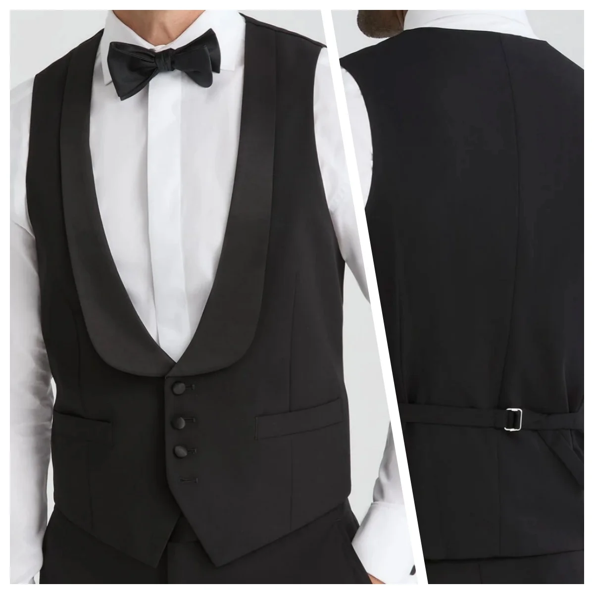 Men Vest Black Solid With Lapel Gentleman Business Waistcoat Vintage Regular Slim Wedding Banquet Men Suit Vest
Men Vest Black Solid With Lapel Gentleman Business Waistcoat Vintage Regular Slim Wedding Banquet Men Suit Vest
