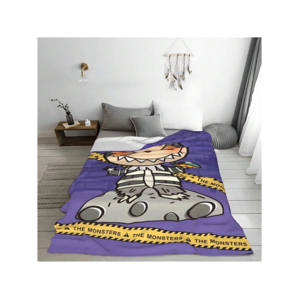 LABUBU Ultra-Soft Flannel Blanket, Cute Cartoon Animal Design Lightweight For Dorms, Naps, Living Room, Office,All-Season
LABUBU Ultra-Soft Flannel Blanket, Cute Cartoon Animal Design Lightweight For Dorms, Naps, Living Room, Office,All-Season