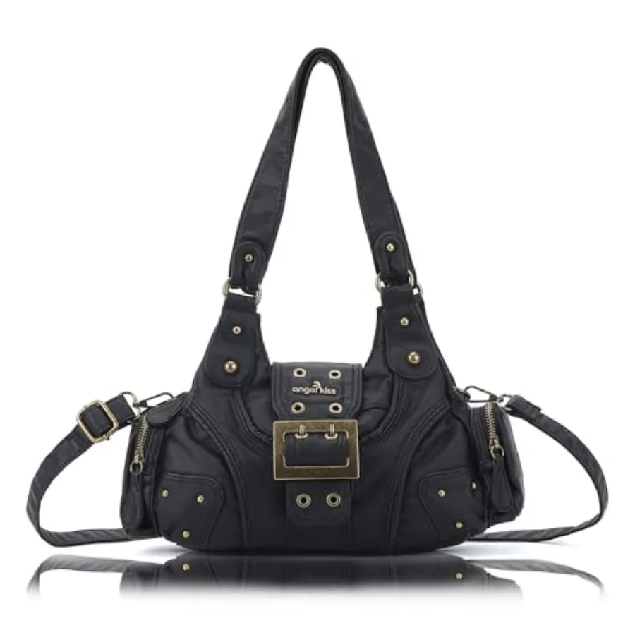 Angel Kiss Hobo Purses for Women, Small Vegan Leather Shoulder Handbag, Vintage Multi-Pocket Crossbody Bag Tote Bag
Angel Kiss Hobo Purses for Women, Small Vegan Leather Shoulder Handbag, Vintage Multi-Pocket Crossbody Bag Tote Bag