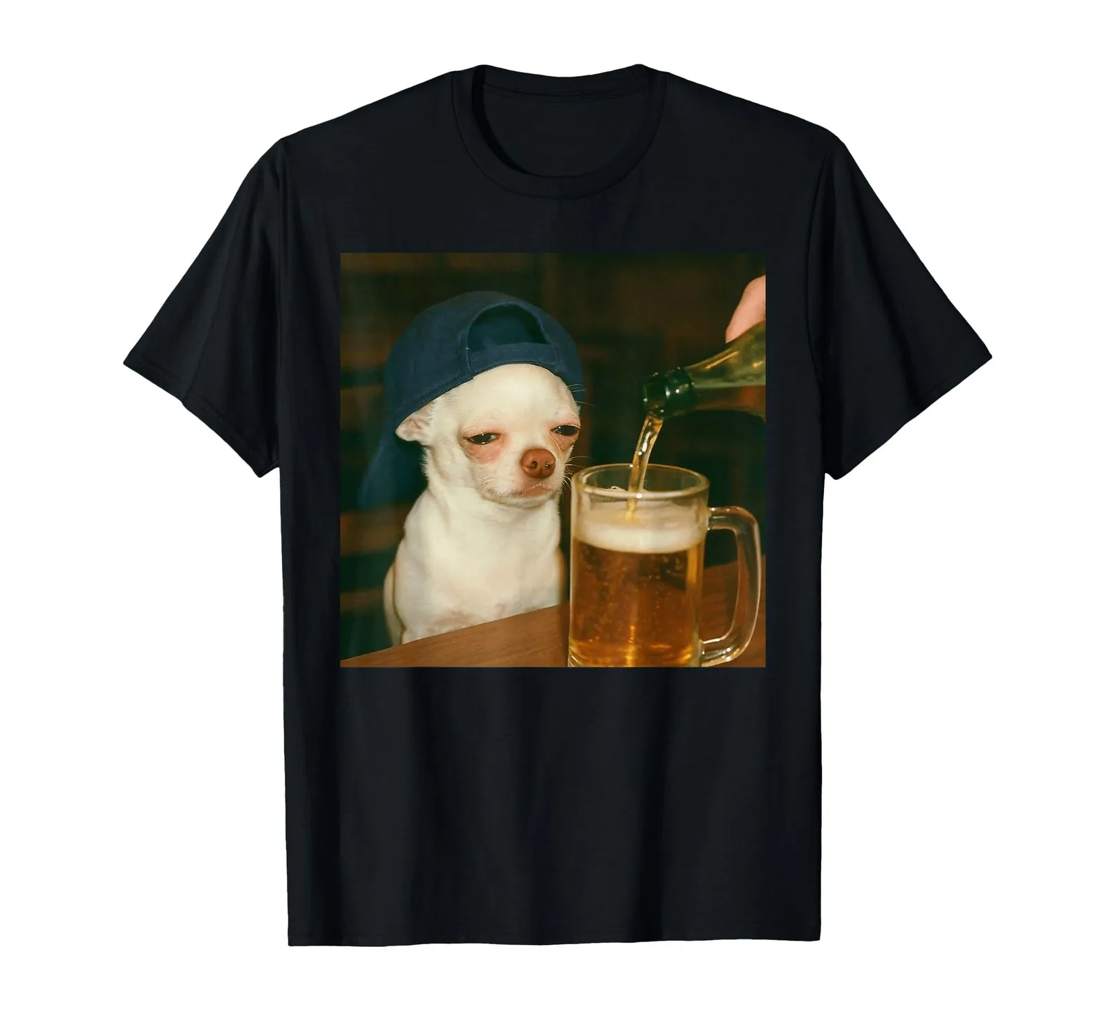 Cute Chihuahua Beer Reaction Tee Funny Dog Humor Graphic Shirt
Cute Chihuahua Beer Reaction Tee Funny Dog Humor Graphic Shirt