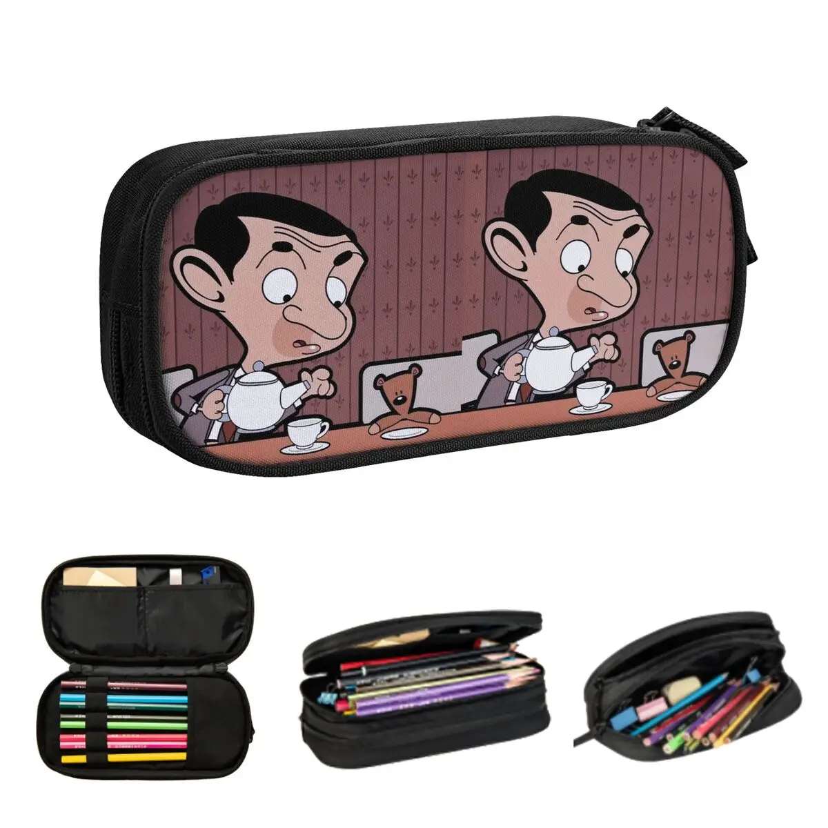 Mr. Bean Cartoon Pencil Cases for Student Gifts Pen Box Pencil Bag Large Capacity Pencil Pouch
Mr. Bean Cartoon Pencil Cases for Student Gifts Pen Box Pencil Bag Large Capacity Pencil Pouch