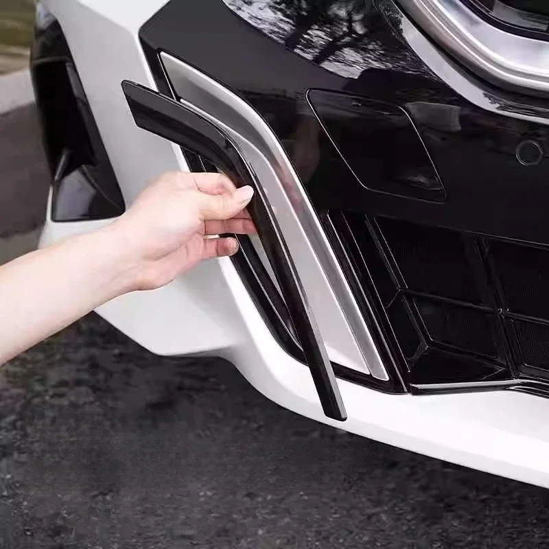 For BMW 5 Series G60 2024-2025 ABS Black Car Front Bumper Lip Splitter Spoiler Fog Light Trim Cover Car Accessories
For BMW 5 Series G60 2024-2025 ABS Black Car Front Bumper Lip Splitter Spoiler Fog Light Trim Cover Car Accessories