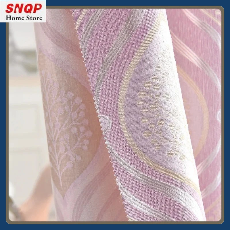 Simple Living Room Bedroom Slub Cotton Jacquard Blackout Curtains for Living Dining Room Bedroom Beautiful Fashion Decor
Simple Living Room Bedroom Slub Cotton Jacquard Blackout Curtains for Living Dining Room Bedroom Beautiful Fashion Decor