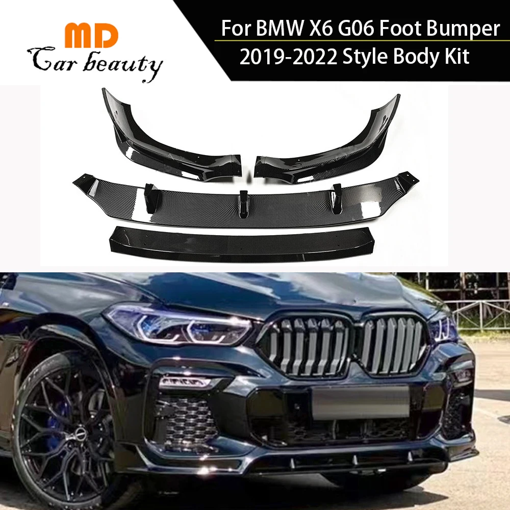 For BMW X6 G06 Front Bumper Carbon Fiber 2018-2022 Spoiler Lip Wing Body Kit Molding Splitter Cover Trim Accessories
For BMW X6 G06 Front Bumper Carbon Fiber 2018-2022 Spoiler Lip Wing Body Kit Molding Splitter Cover Trim Accessories