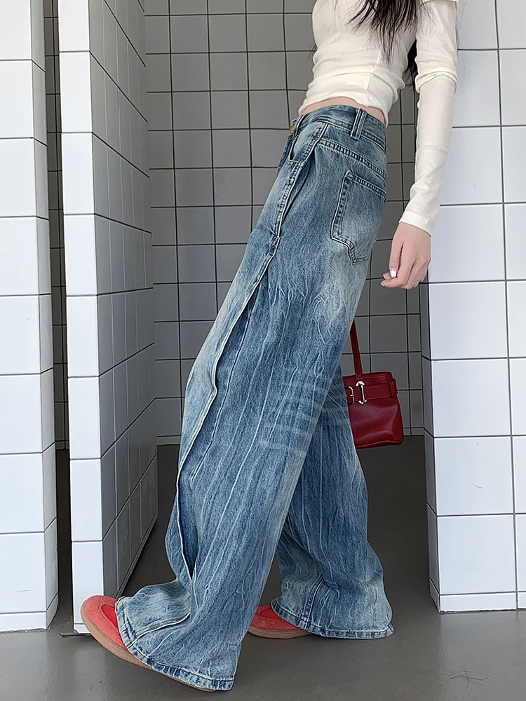 Harajuku Y2K Wide Leg Jeans Women High Waist Denim Pants Washed Vintage American Style Loose Casual Full Length Jeans Trousers
Harajuku Y2K Wide Leg Jeans Women High Waist Denim Pants Washed Vintage American Style Loose Casual Full Length Jeans Trousers