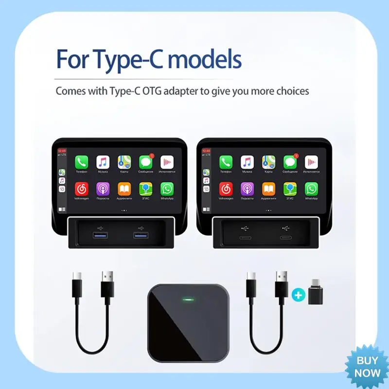 A47Z Проводной к беспроводному адаптеру 2-в-1 Carplay и Android Auto Mini Box для USB/Type C Dongle Plug And Play Автозапчасти
A47Z Проводной к беспроводному адаптеру 2-в-1 Carplay и Android Auto Mini Box для USB/Type C Dongle Plug And Play Автозапчасти