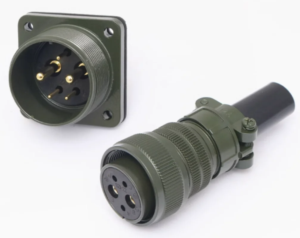 Водонепроницаемая авиационная розетка военного стандарта 5015, 5-ядерная MS3106A22-12S MS3102A22-12P
Водонепроницаемая авиационная розетка военного стандарта 5015, 5-ядерная MS3106A22-12S MS3102A22-12P