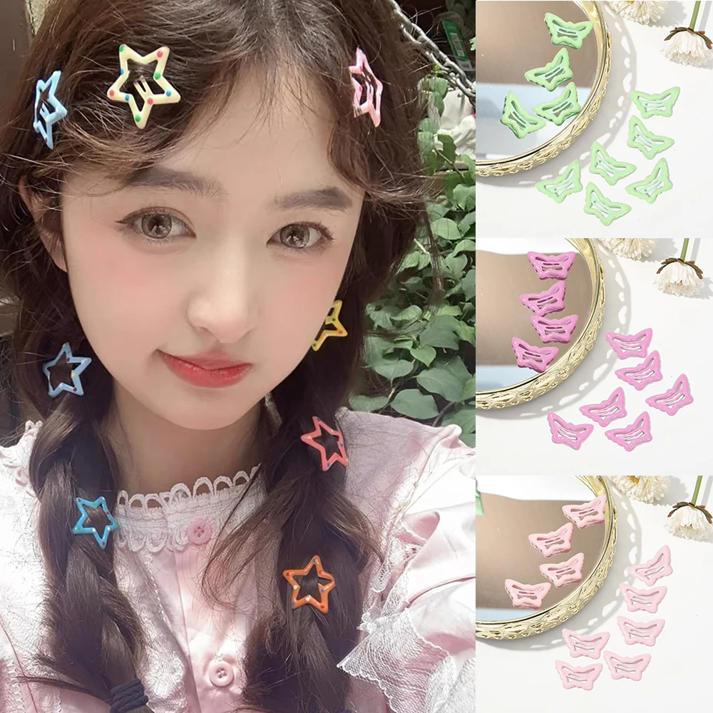 10PCS/set Cute Hairpin Girls Star Sk2 Hair Clip Bangs Clip Side Clip For Women Fashion Hair Accessories Headwear Hairpin Clip
10PCS/set Cute Hairpin Girls Star Sk2 Hair Clip Bangs Clip Side Clip For Women Fashion Hair Accessories Headwear Hairpin Clip