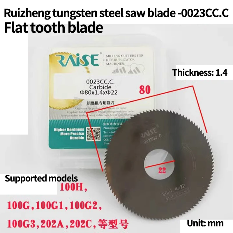 FOR Ruizheng tungsten steel blade saw blade 0023CC.C φ80x1.4xφ22 diamond blade tungsten steel milling cutter.
FOR Ruizheng tungsten steel blade saw blade 0023CC.C φ80x1.4xφ22 diamond blade tungsten steel milling cutter.