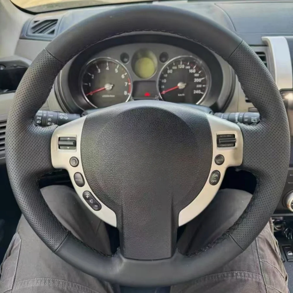 Custom Car Steering Wheel Cover Anti-Slip Microfiber Leather For Nissan Qashqai X-TRAIL NV200 Car-Styling Avant Steering Wrap
Custom Car Steering Wheel Cover Anti-Slip Microfiber Leather For Nissan Qashqai X-TRAIL NV200 Car-Styling Avant Steering Wrap