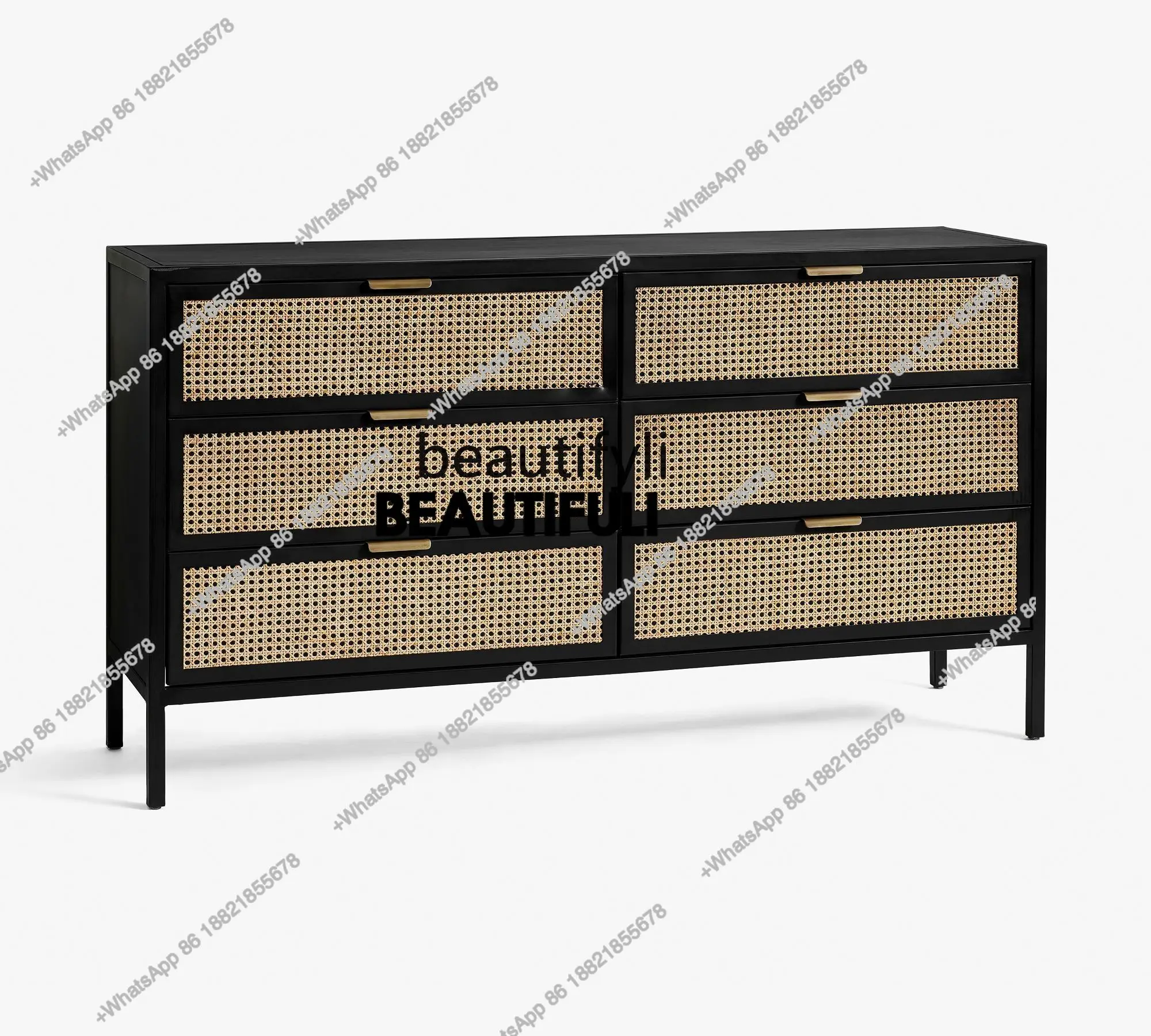 Nordic Homestay Sideboard Cabinet Rattan Living Room Storage Organizer Entrance Cabinet
Nordic Homestay Sideboard Cabinet Rattan Living Room Storage Organizer Entrance Cabinet
